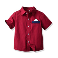 Load image into Gallery viewer, 2 Pieces Set Baby Kid Boys Bow Shirts And Striped Rompers Wholesale 220531601
