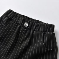 Load image into Gallery viewer, 2 Pieces Set Baby Kid Boys Bow Shirts And Striped Rompers Wholesale 220531601
