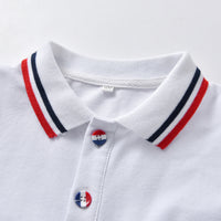 Load image into Gallery viewer, 2 Pieces Set Baby Kid Boys Birthday Party Bow Shirts And Striped Rompers Wholesale 220531607
