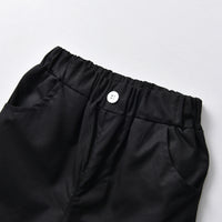 Load image into Gallery viewer, 2 Pieces Set Baby Kid Boys Birthday Party Checked Bow Shirts And Solid Color Rompers Wholesale 220531608
