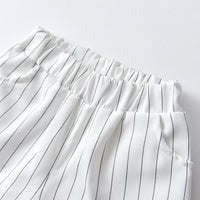 Load image into Gallery viewer, 2 Pieces Set Baby Kid Boys Birthday Party Bow Shirts And Striped Rompers Wholesale 220531611
