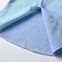 Load image into Gallery viewer, 2 Pieces Set Baby Kid Unisex Color-blocking Bow Shirts And Shorts Wholesale 220531616
