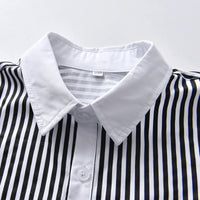 Load image into Gallery viewer, 2 Pieces Set Baby Kid Boys Dressy Striped Bow Shirts And Shorts Suits Wholesale 220531618
