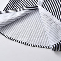 Load image into Gallery viewer, 2 Pieces Set Baby Kid Boys Dressy Striped Bow Shirts And Shorts Suits Wholesale 220531618

