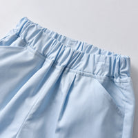 Load image into Gallery viewer, 2 Pieces Set Baby Kid Boys Dressy Striped Bow Shirts And Shorts Suits Wholesale 220531618
