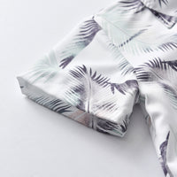 Load image into Gallery viewer, 2 Pieces Set Kid Boys Plant Print Shirts And Shorts Wholesale 220531623
