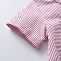 Load image into Gallery viewer, 3 Pieces Set Baby Boys Dressy Striped Rompers Solid Color Rompers And Bow Others accessories Wholesale 22053171
