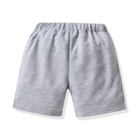 Load image into Gallery viewer, 2 Pieces Set Baby Kid Boys Sports Solid Color Print T-Shirts Color-blocking And Star Shorts Wholesale 22053175
