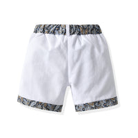 Load image into Gallery viewer, 2 Pieces Set Baby Kid Boys Dressy Color-blocking Polo Shirts And Rompers Wholesale 22053181
