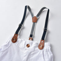 Load image into Gallery viewer, 2 Pieces Set Baby Boys Dressy Striped Rompers And Solid Color Rompers Wholesale 22053188
