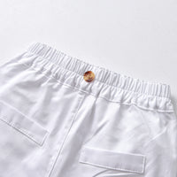 Load image into Gallery viewer, 2 Pieces Set Baby Kid Boys Birthday Party Checked Bow Shirts And Solid Color Rompers Wholesale 22053198
