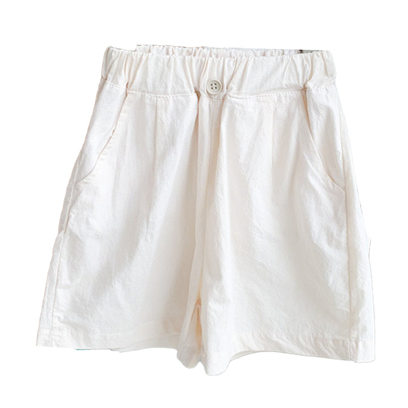 Baby Kid Girls Solid Color Shorts Wholesale 220601123