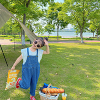 Load image into Gallery viewer, Baby Kid Girls Solid Color Jumpsuits Wholesale 22060197
