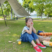 Load image into Gallery viewer, Baby Kid Girls Solid Color Jumpsuits Wholesale 22060197
