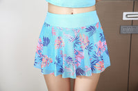 Load image into Gallery viewer, 2 Pieces Set Women Beach Flower Print T-Shirts And Shorts Swimwears Wholesale 22060234

