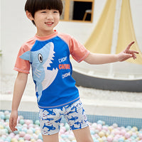 Load image into Gallery viewer, 3 Pieces Set Baby Kid Boys Letters Animals Print Tops And Shorts And Hats Wholesale 220606104
