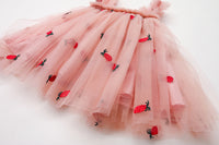 Load image into Gallery viewer, Baby Kid Girls Flower Fruit Embroidered Print Dresses Wholesale 220606107
