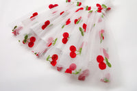 Load image into Gallery viewer, Baby Kid Girls Flower Fruit Embroidered Print Dresses Wholesale 220606107
