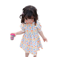Load image into Gallery viewer, Baby Kid Girls Flower Print Dresses Wholesale 220606136
