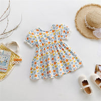 Load image into Gallery viewer, Baby Kid Girls Flower Print Dresses Wholesale 220606136
