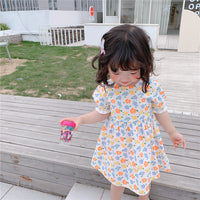 Load image into Gallery viewer, Baby Kid Girls Flower Print Dresses Wholesale 220606136
