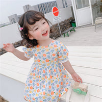 Load image into Gallery viewer, Baby Kid Girls Flower Print Dresses Wholesale 220606136
