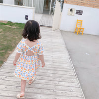 Load image into Gallery viewer, Baby Kid Girls Flower Print Dresses Wholesale 220606136
