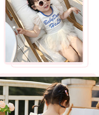 Load image into Gallery viewer, Baby Kid Girls Letters Beach Rompers Swimwears Wholesale 220606144
