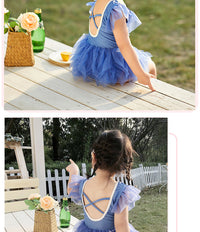 Load image into Gallery viewer, Baby Kid Girls Letters Beach Rompers Swimwears Wholesale 220606144
