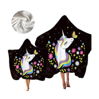 Load image into Gallery viewer, Unisex Letters Rainbow Cartoon Star Unicorn Print Beach Accessories Blankets Wholesale 220606166
