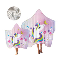 Load image into Gallery viewer, Unisex Letters Rainbow Cartoon Star Unicorn Print Beach Accessories Blankets Wholesale 220606166
