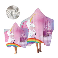 Load image into Gallery viewer, Unisex Letters Rainbow Cartoon Star Unicorn Print Beach Accessories Blankets Wholesale 220606166
