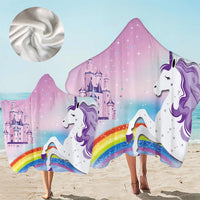 Load image into Gallery viewer, Unisex Letters Rainbow Cartoon Star Unicorn Print Beach Accessories Blankets Wholesale 220606166
