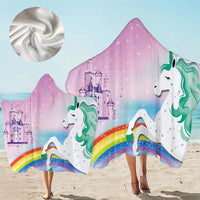 Load image into Gallery viewer, Unisex Letters Rainbow Cartoon Star Unicorn Print Beach Accessories Blankets Wholesale 220606166
