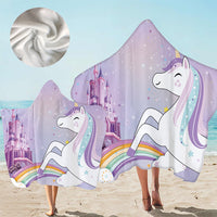 Load image into Gallery viewer, Unisex Letters Rainbow Cartoon Star Unicorn Print Beach Accessories Blankets Wholesale 220606166
