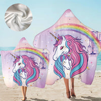 Load image into Gallery viewer, Unisex Letters Rainbow Cartoon Star Unicorn Print Beach Accessories Blankets Wholesale 220606166
