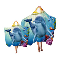 Load image into Gallery viewer, Unisex Rainbow Animals Cartoon Print Beach Accessories Blankets Wholesale 220606167
