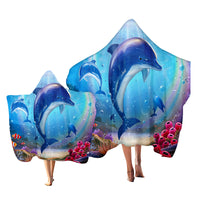 Load image into Gallery viewer, Unisex Rainbow Animals Cartoon Print Beach Accessories Blankets Wholesale 220606167
