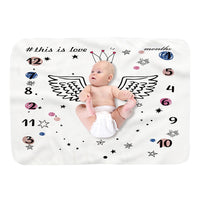 Load image into Gallery viewer, Unisex Letters Wings Print Accessories Blankets Wholesale 220606173

