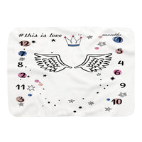Load image into Gallery viewer, Unisex Letters Wings Print Accessories Blankets Wholesale 220606173
