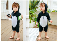 Load image into Gallery viewer, Baby Kid Boys Animals Cartoon Print Beach Rompers Swimwears Wholesale 220606202

