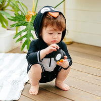 Load image into Gallery viewer, Baby Kid Boys Animals Cartoon Print Beach Rompers Swimwears Wholesale 220606202
