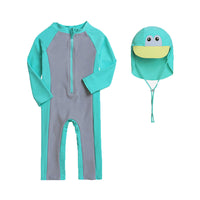 Load image into Gallery viewer, Baby Kid Unisex Color-blocking Beach Jumpsuits Swimwears Wholesale 220606211
