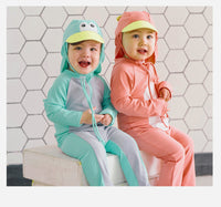 Load image into Gallery viewer, Baby Kid Unisex Color-blocking Beach Jumpsuits Swimwears Wholesale 220606211
