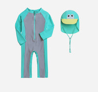 Load image into Gallery viewer, Baby Kid Unisex Color-blocking Beach Jumpsuits Swimwears Wholesale 220606211
