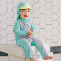 Load image into Gallery viewer, Baby Kid Unisex Color-blocking Beach Jumpsuits Swimwears Wholesale 220606211
