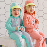Load image into Gallery viewer, Baby Kid Unisex Color-blocking Beach Jumpsuits Swimwears Wholesale 220606211
