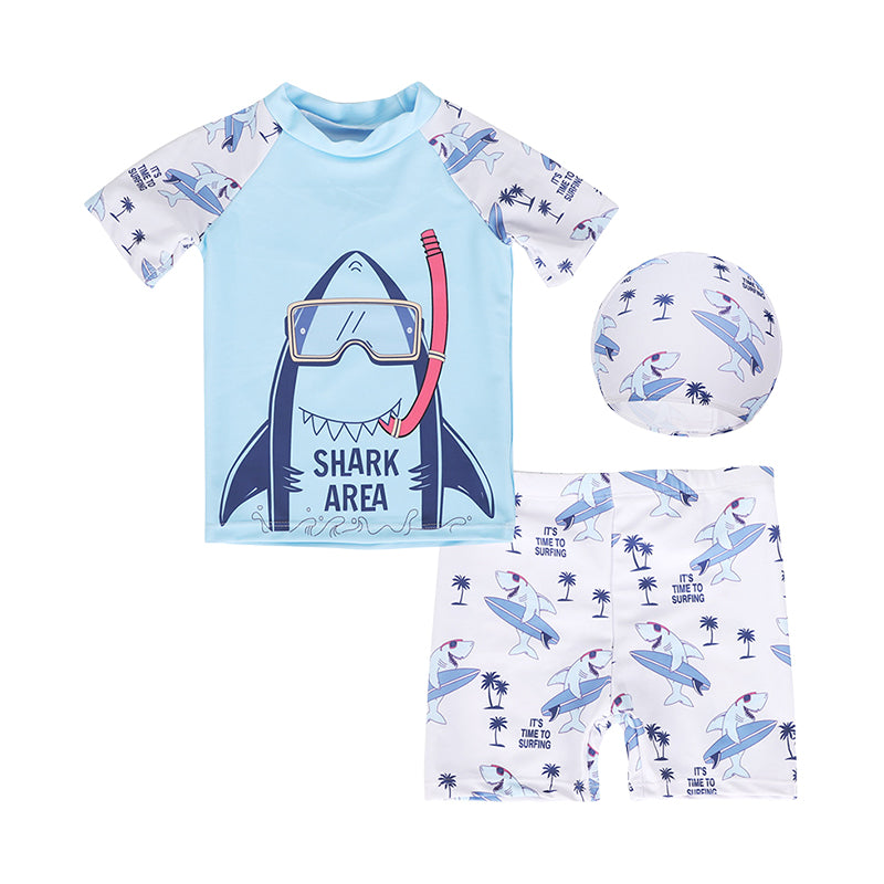 Kid Boys Letters Animals Print Beach Swimwears Wholesale 220606285