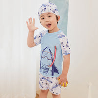 Load image into Gallery viewer, Kid Boys Letters Animals Print Beach Swimwears Wholesale 220606285

