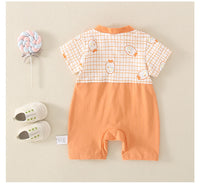 Load image into Gallery viewer, Baby Unisex Checked Animals Jumpsuits Wholesale 220606345
